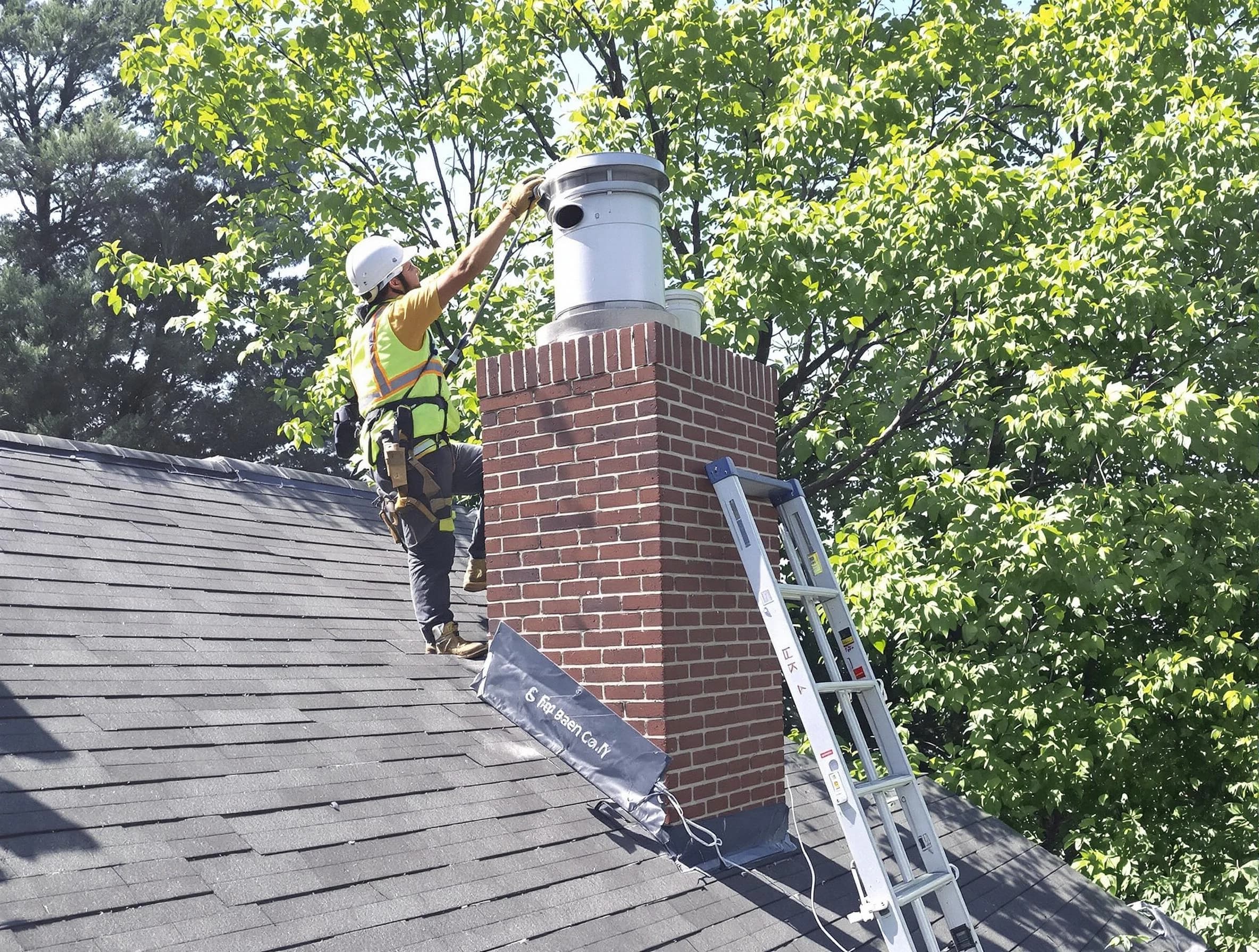 Chimney liner inspection by Manalapan Chimney Sweep in Manalapan, NJ