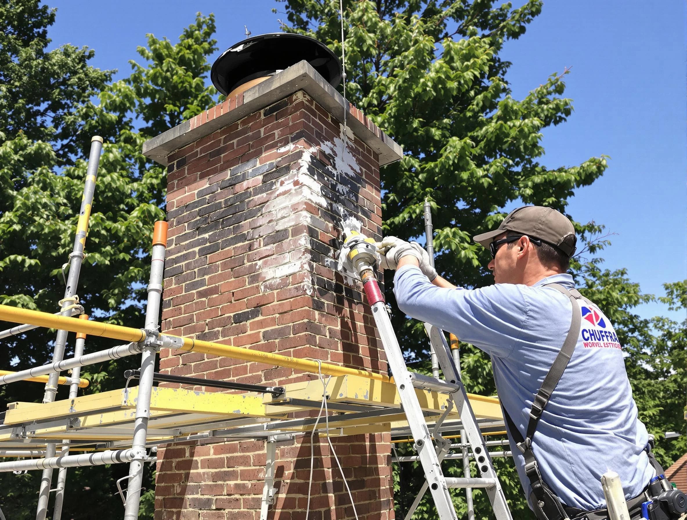 Structural chimney repair by Manalapan Chimney Sweep in Manalapan, NJ