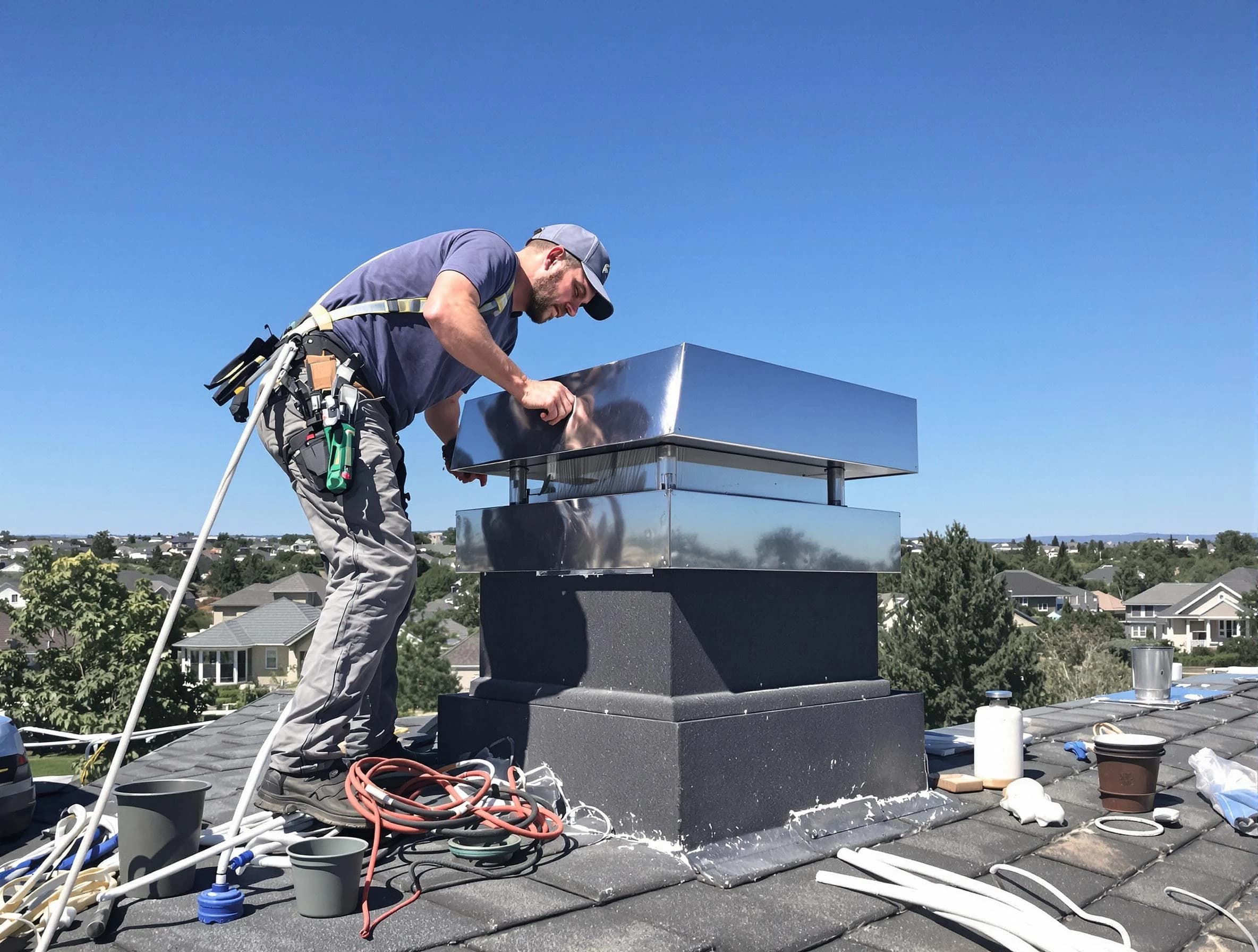 Chimney Cap Services service in Manalapan, NJ