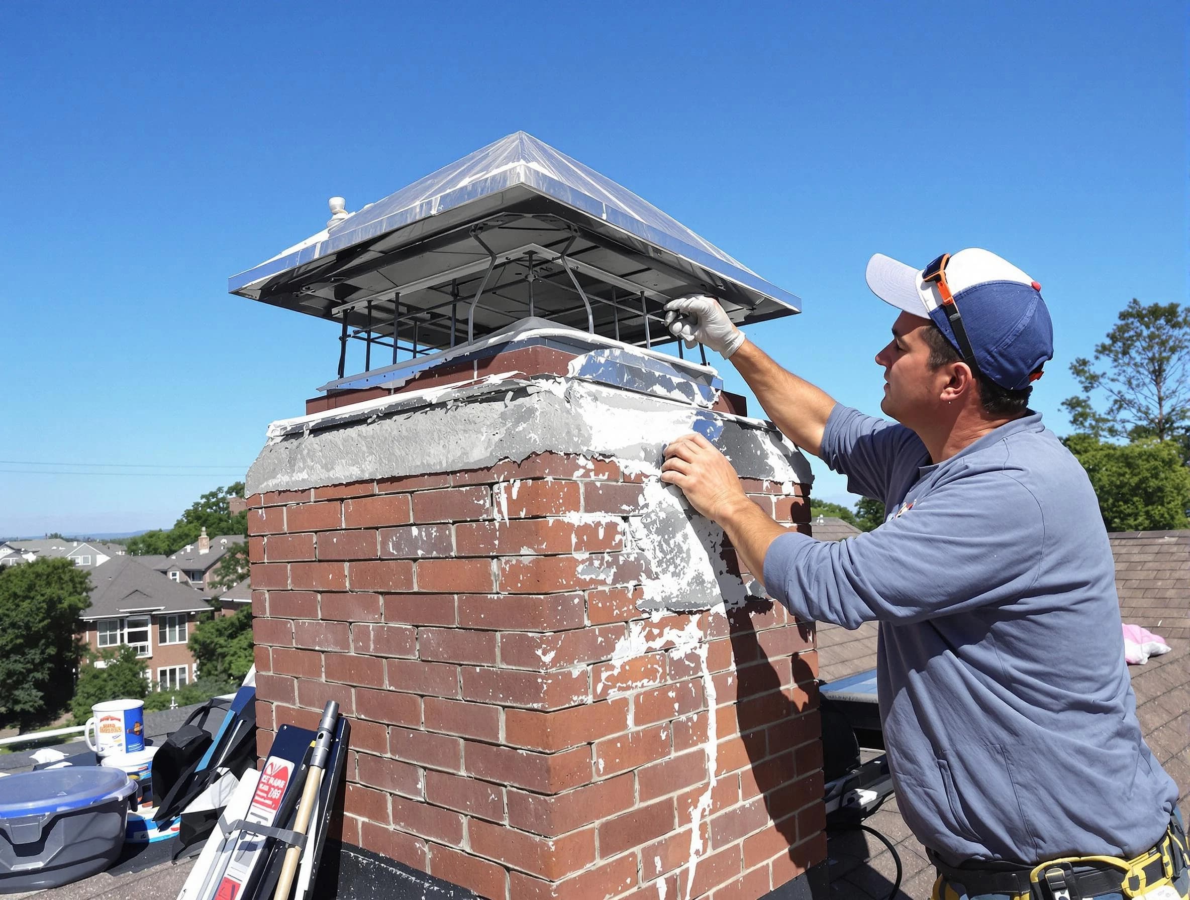 Chimney Crown Services service in Manalapan, NJ